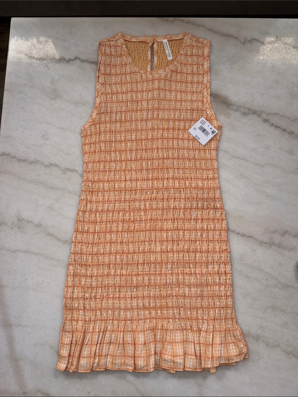 NWT AE Smocked Bodycon Mini Dress (S)